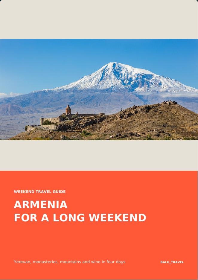 Armenia guide cover