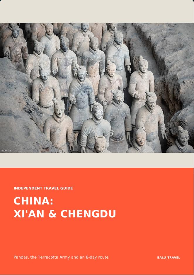 Xi'an and Chengdu guide cover