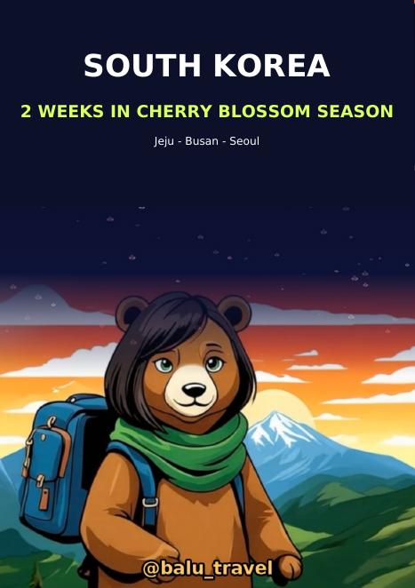 Cherry blossom season in Korea guide cover