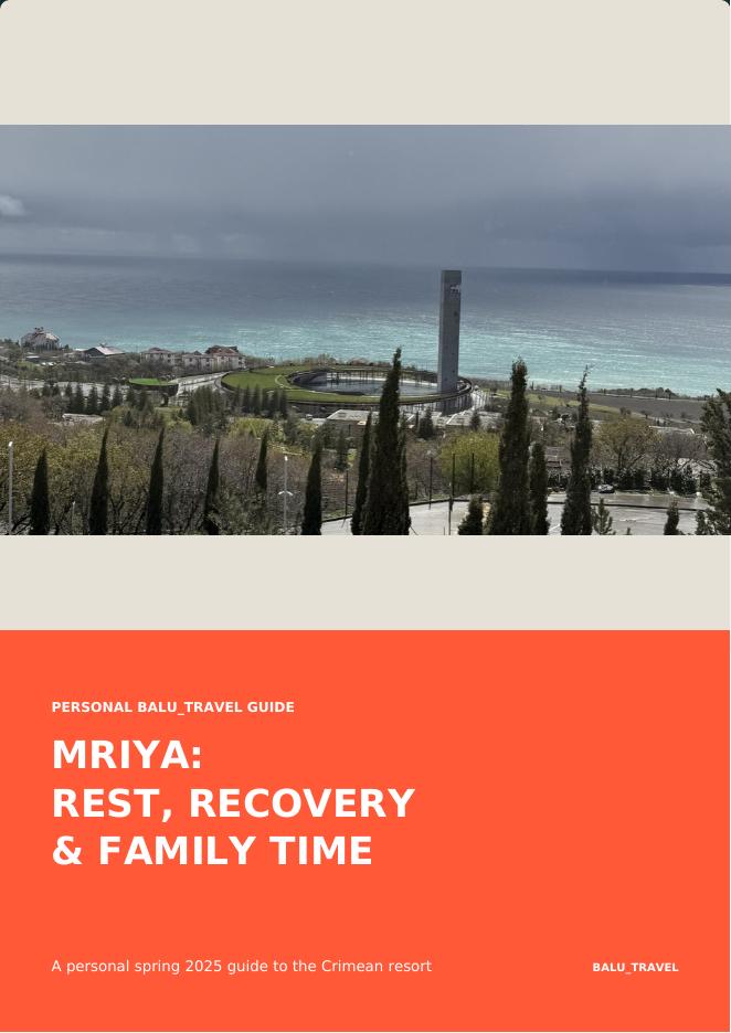 Mriya resort guide cover