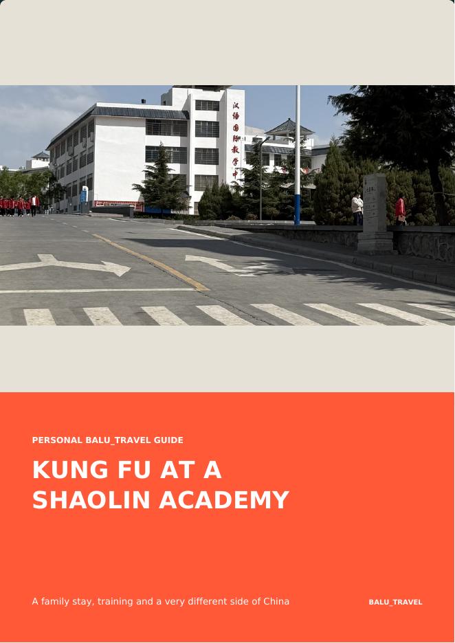 Shaolin Academy guide cover