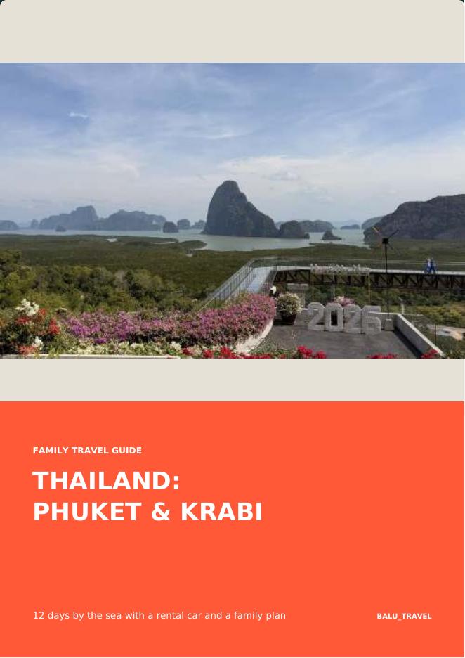 Phuket and Krabi guide cover